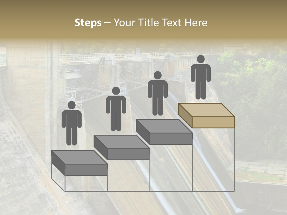 Rio Ebro Embalse De Sobron PowerPoint Template