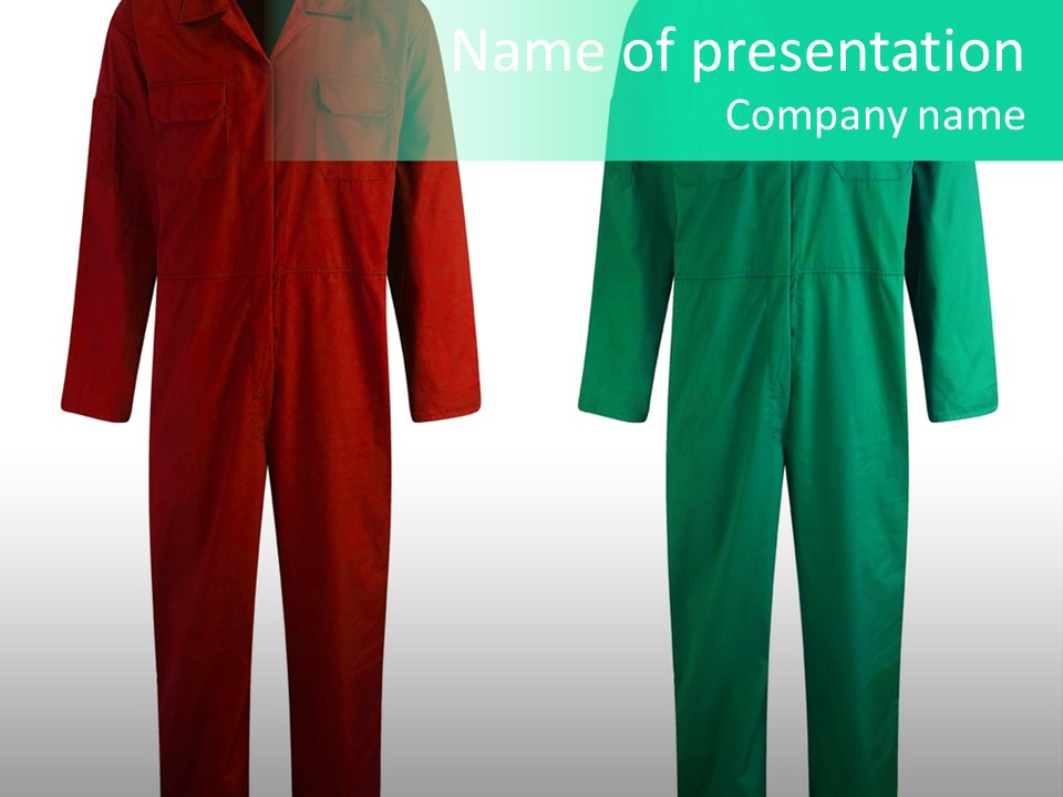 Working Clothes PowerPoint Template