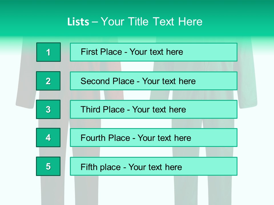 Working Clothes PowerPoint Template