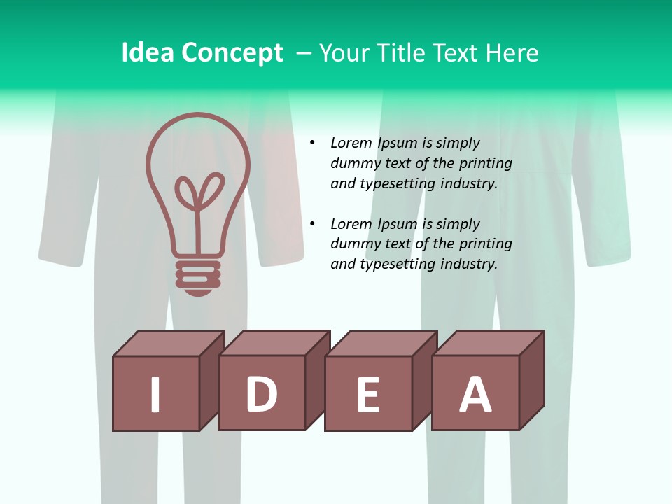 Working Clothes PowerPoint Template