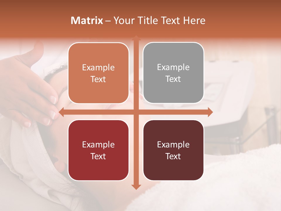 Young Woman Getting Skin Cleaning At Beauty Salon (Shallow Dof) PowerPoint Template