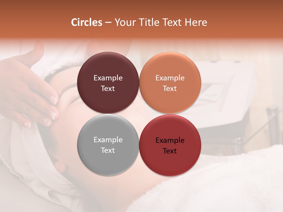 Young Woman Getting Skin Cleaning At Beauty Salon (Shallow Dof) PowerPoint Template