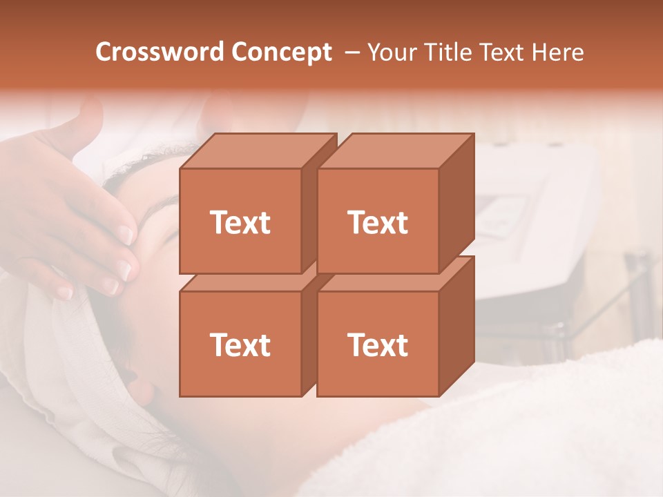 Young Woman Getting Skin Cleaning At Beauty Salon (Shallow Dof) PowerPoint Template