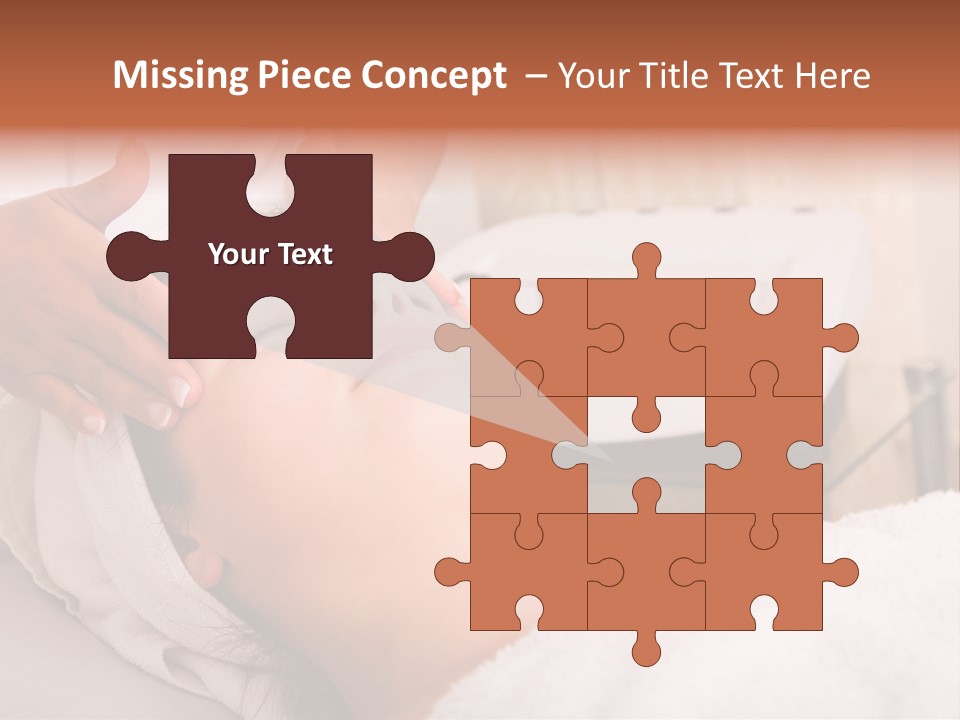 Young Woman Getting Skin Cleaning At Beauty Salon (Shallow Dof) PowerPoint Template