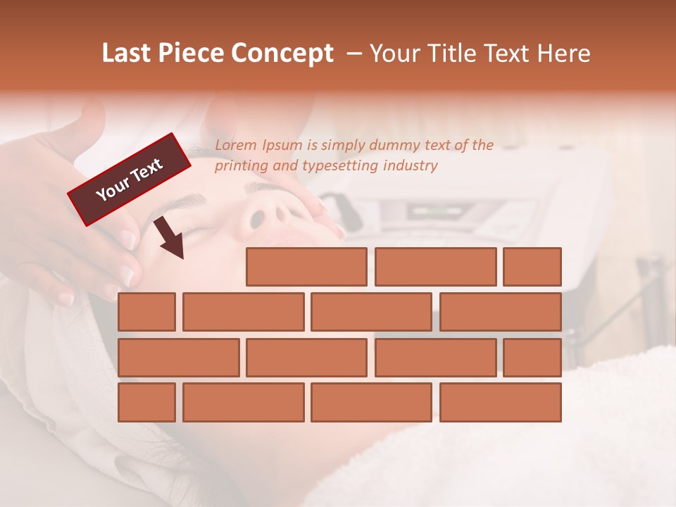 Young Woman Getting Skin Cleaning At Beauty Salon (Shallow Dof) PowerPoint Template