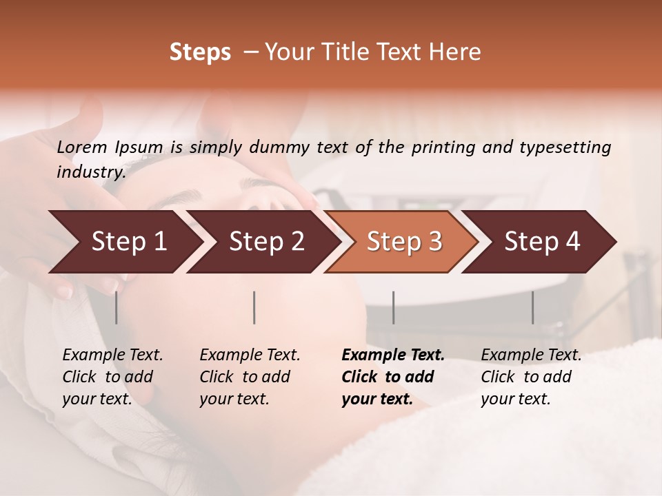 Young Woman Getting Skin Cleaning At Beauty Salon (Shallow Dof) PowerPoint Template