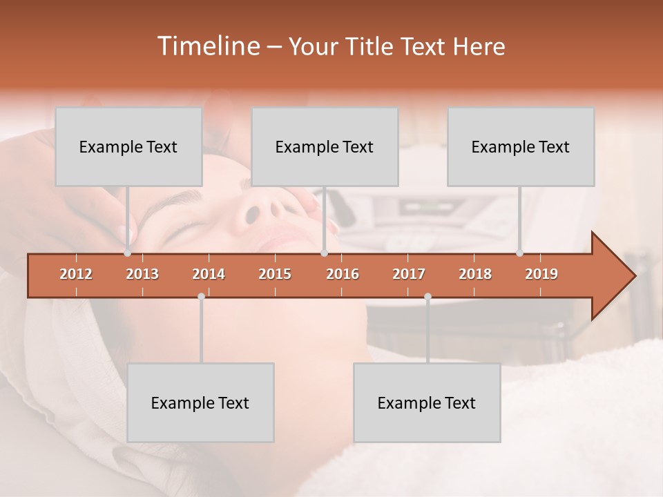 Young Woman Getting Skin Cleaning At Beauty Salon (Shallow Dof) PowerPoint Template