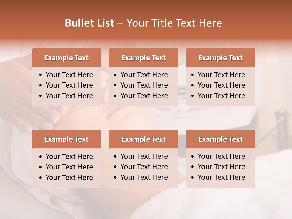 Young Woman Getting Skin Cleaning At Beauty Salon (Shallow Dof) PowerPoint Template