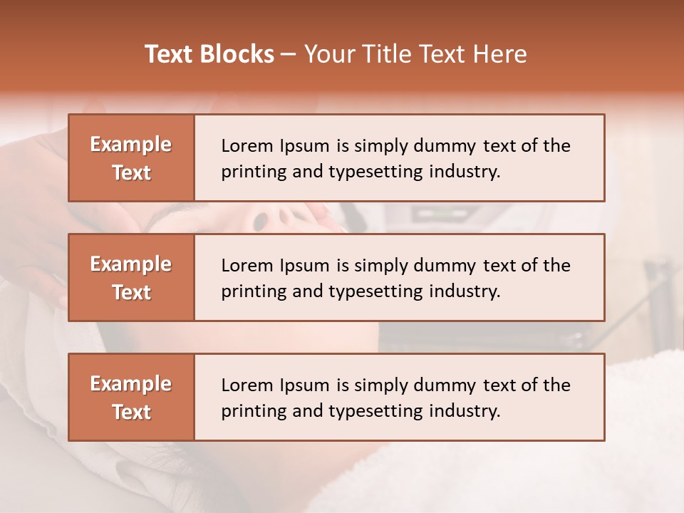 Young Woman Getting Skin Cleaning At Beauty Salon (Shallow Dof) PowerPoint Template