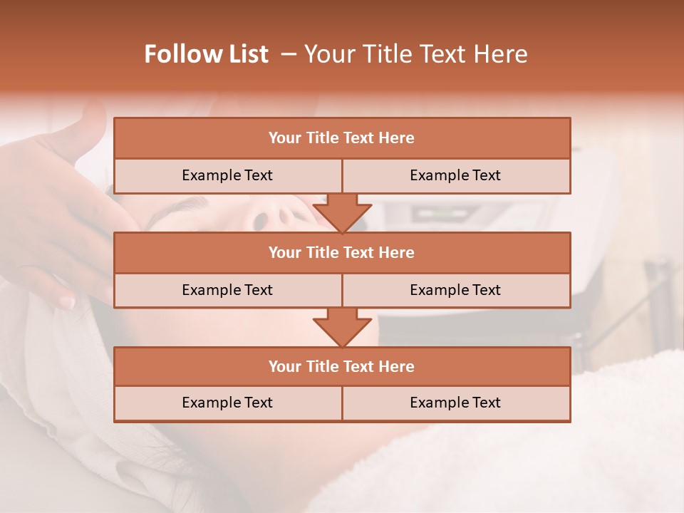 Young Woman Getting Skin Cleaning At Beauty Salon (Shallow Dof) PowerPoint Template