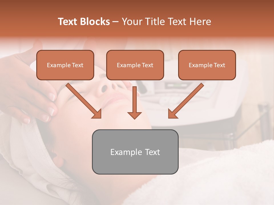 Young Woman Getting Skin Cleaning At Beauty Salon (Shallow Dof) PowerPoint Template