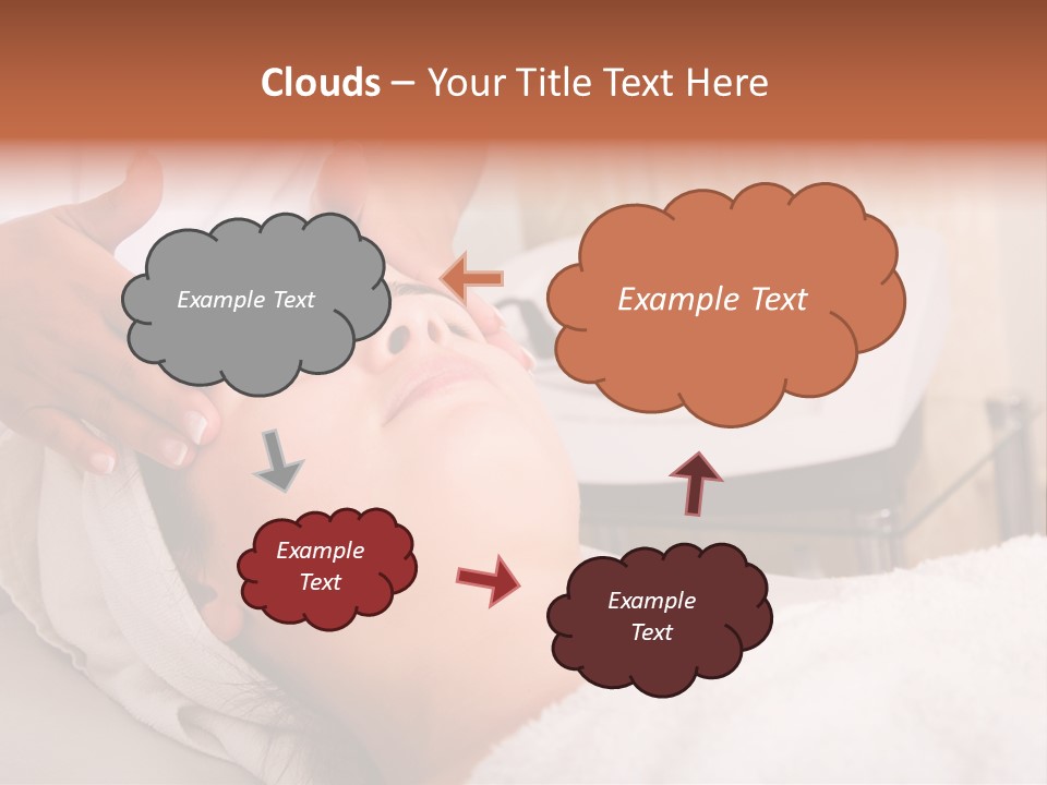 Young Woman Getting Skin Cleaning At Beauty Salon (Shallow Dof) PowerPoint Template