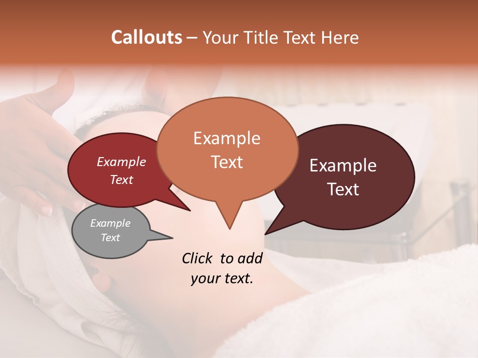 Young Woman Getting Skin Cleaning At Beauty Salon (Shallow Dof) PowerPoint Template