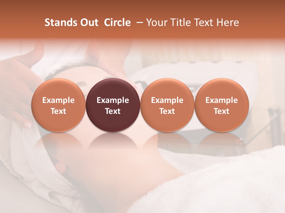 Young Woman Getting Skin Cleaning At Beauty Salon (Shallow Dof) PowerPoint Template