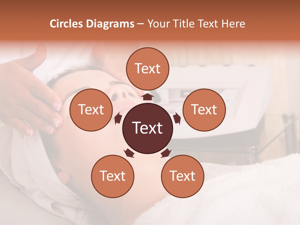 Young Woman Getting Skin Cleaning At Beauty Salon (Shallow Dof) PowerPoint Template