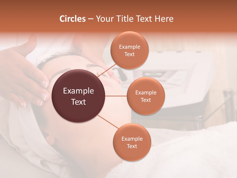 Young Woman Getting Skin Cleaning At Beauty Salon (Shallow Dof) PowerPoint Template