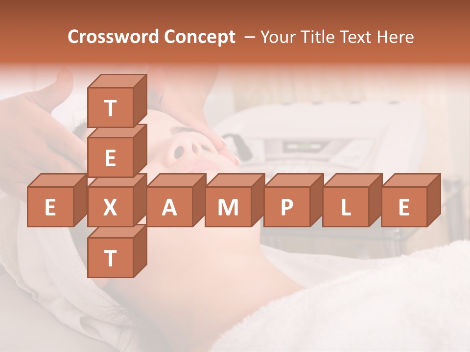 Young Woman Getting Skin Cleaning At Beauty Salon (Shallow Dof) PowerPoint Template