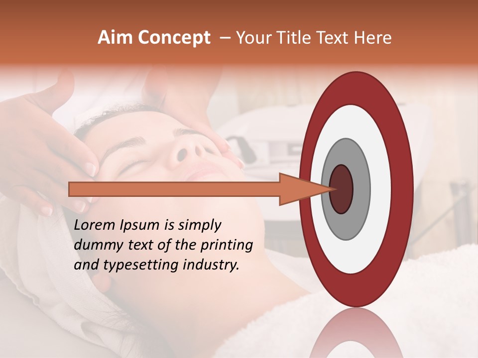 Young Woman Getting Skin Cleaning At Beauty Salon (Shallow Dof) PowerPoint Template