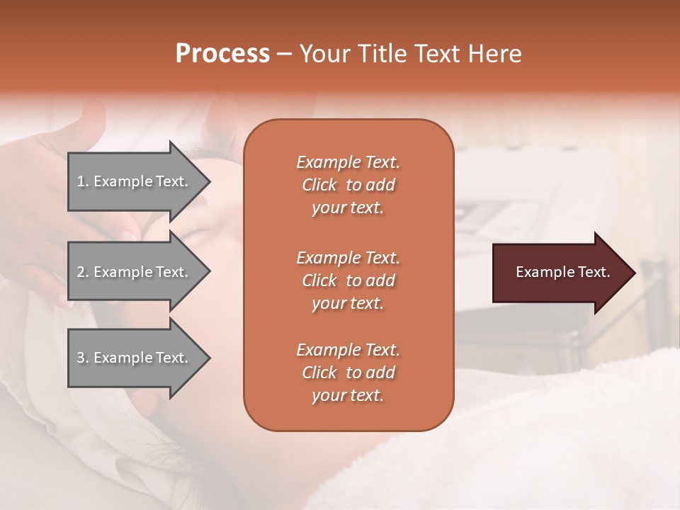 Young Woman Getting Skin Cleaning At Beauty Salon (Shallow Dof) PowerPoint Template