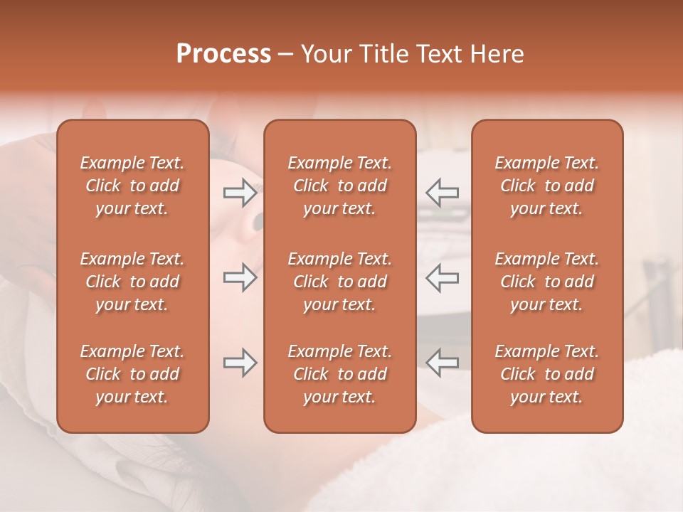 Young Woman Getting Skin Cleaning At Beauty Salon (Shallow Dof) PowerPoint Template