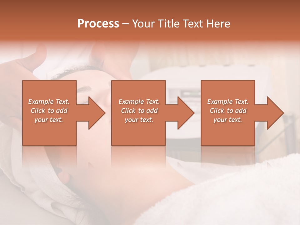 Young Woman Getting Skin Cleaning At Beauty Salon (Shallow Dof) PowerPoint Template