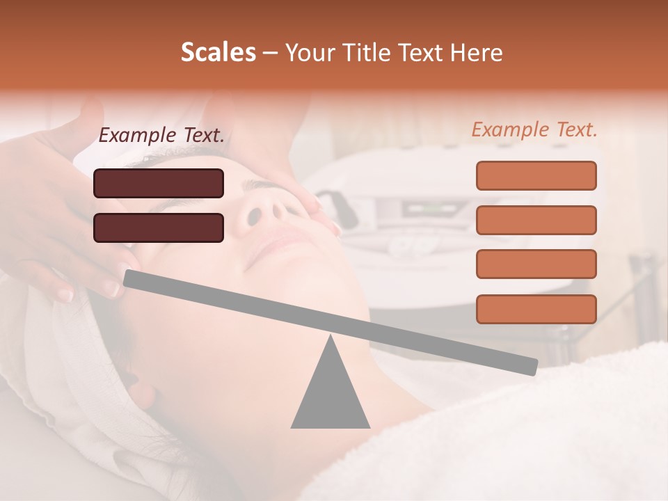 Young Woman Getting Skin Cleaning At Beauty Salon (Shallow Dof) PowerPoint Template