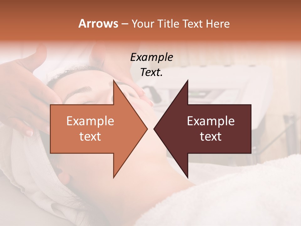 Young Woman Getting Skin Cleaning At Beauty Salon (Shallow Dof) PowerPoint Template