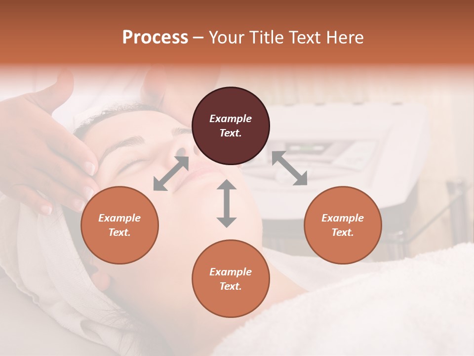 Young Woman Getting Skin Cleaning At Beauty Salon (Shallow Dof) PowerPoint Template