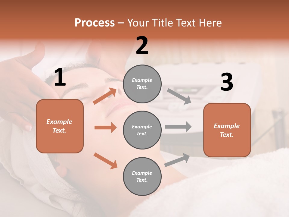 Young Woman Getting Skin Cleaning At Beauty Salon (Shallow Dof) PowerPoint Template