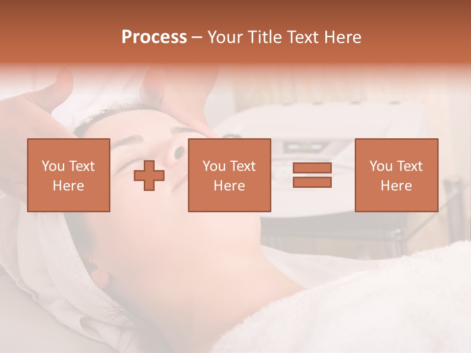 Young Woman Getting Skin Cleaning At Beauty Salon (Shallow Dof) PowerPoint Template