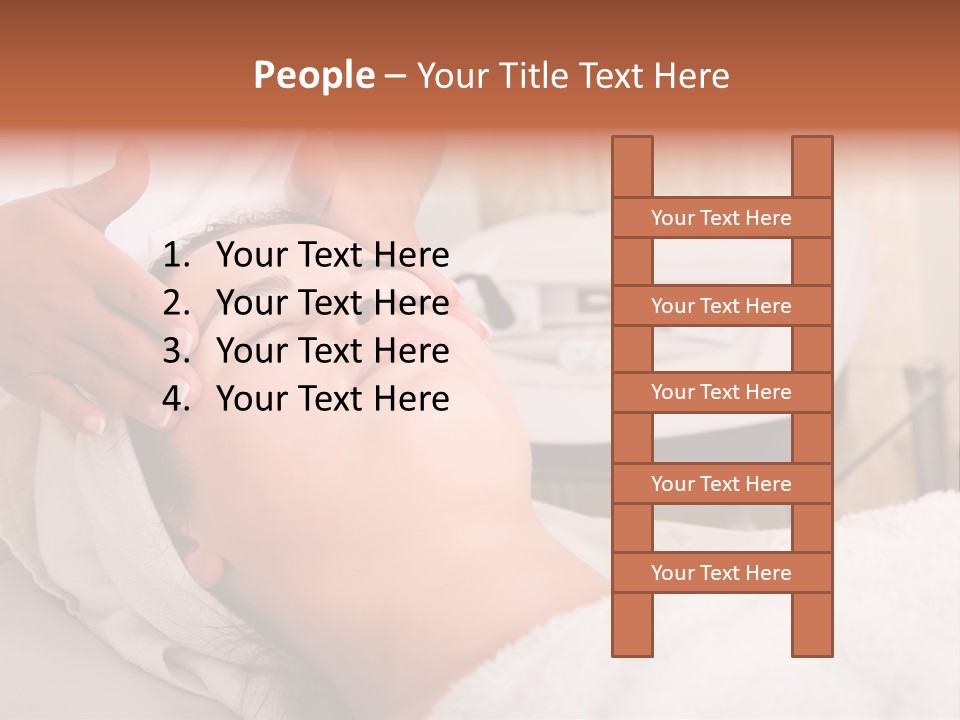 Young Woman Getting Skin Cleaning At Beauty Salon (Shallow Dof) PowerPoint Template