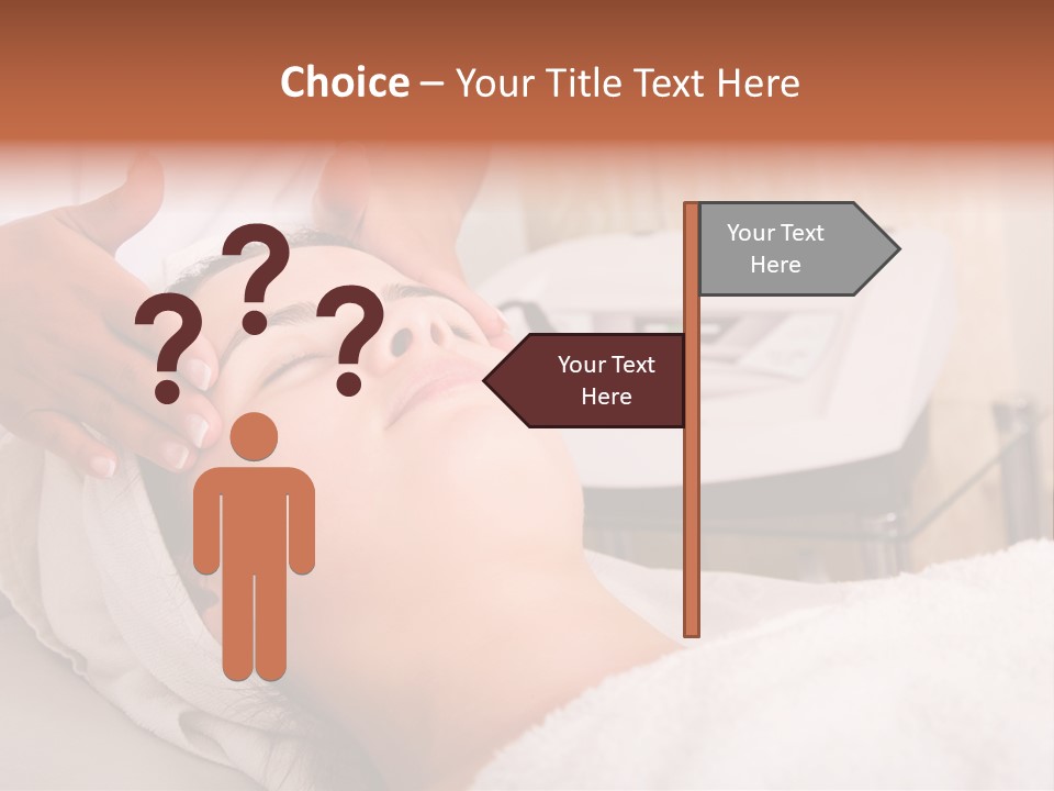 Young Woman Getting Skin Cleaning At Beauty Salon (Shallow Dof) PowerPoint Template