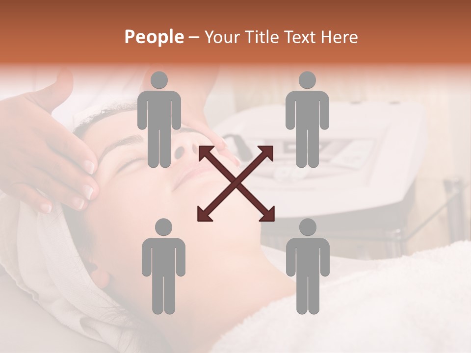 Young Woman Getting Skin Cleaning At Beauty Salon (Shallow Dof) PowerPoint Template