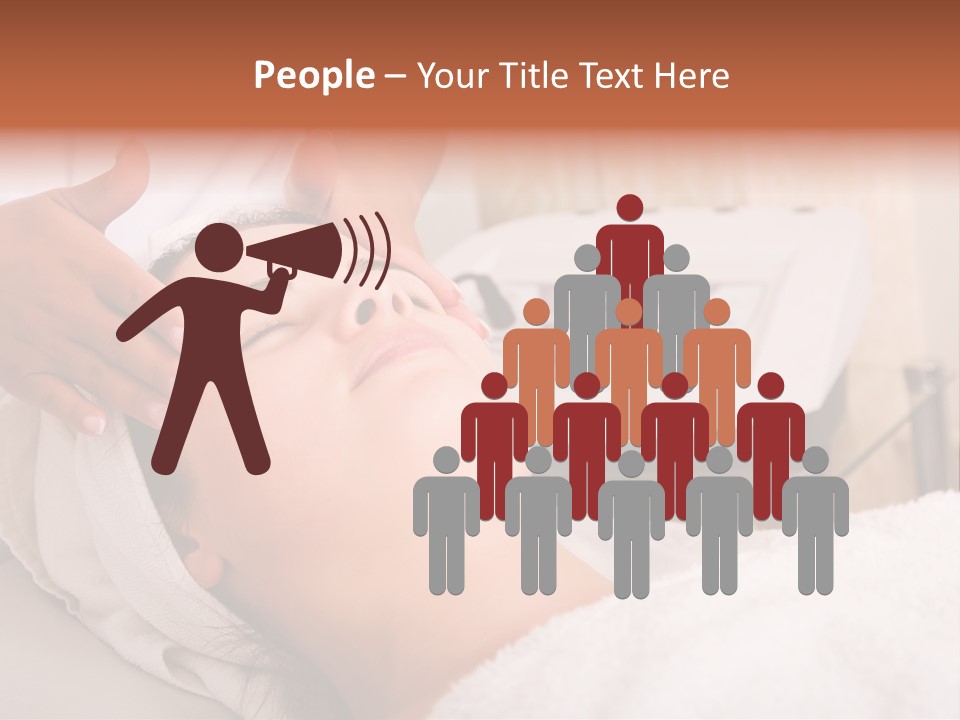 Young Woman Getting Skin Cleaning At Beauty Salon (Shallow Dof) PowerPoint Template