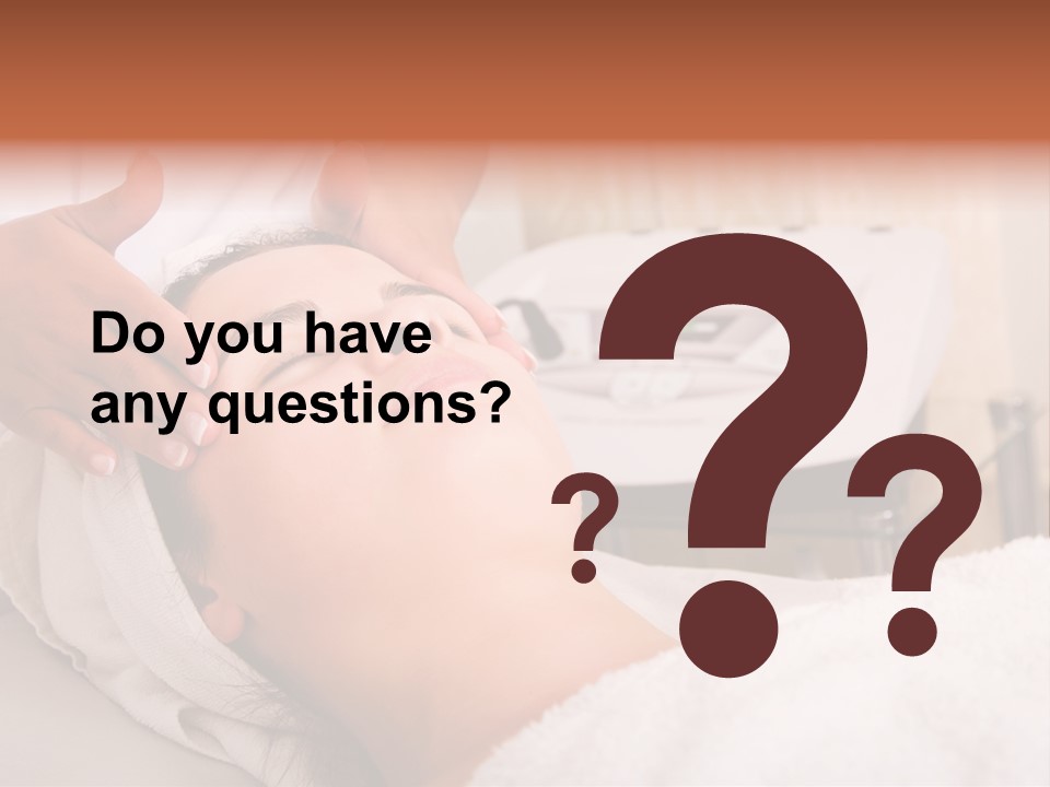 Young Woman Getting Skin Cleaning At Beauty Salon (Shallow Dof) PowerPoint Template