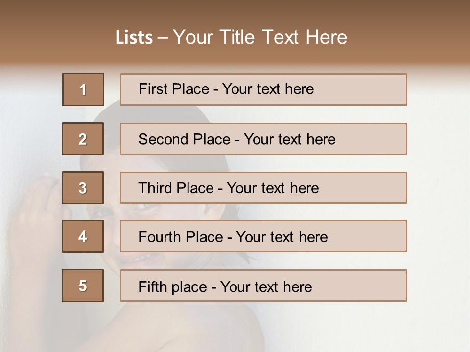 A Caucasian Girl Crying And Upset With Hands Against A Wall PowerPoint Template