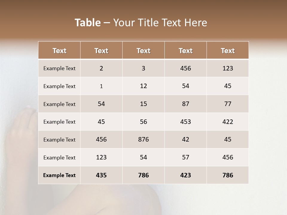 A Caucasian Girl Crying And Upset With Hands Against A Wall PowerPoint Template