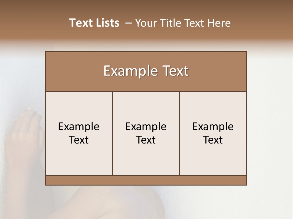 A Caucasian Girl Crying And Upset With Hands Against A Wall PowerPoint Template