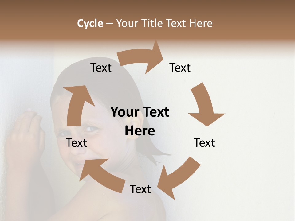 A Caucasian Girl Crying And Upset With Hands Against A Wall PowerPoint Template