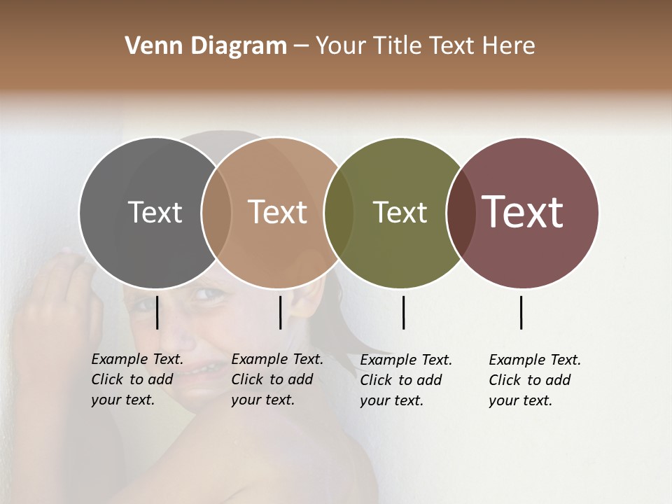 A Caucasian Girl Crying And Upset With Hands Against A Wall PowerPoint Template