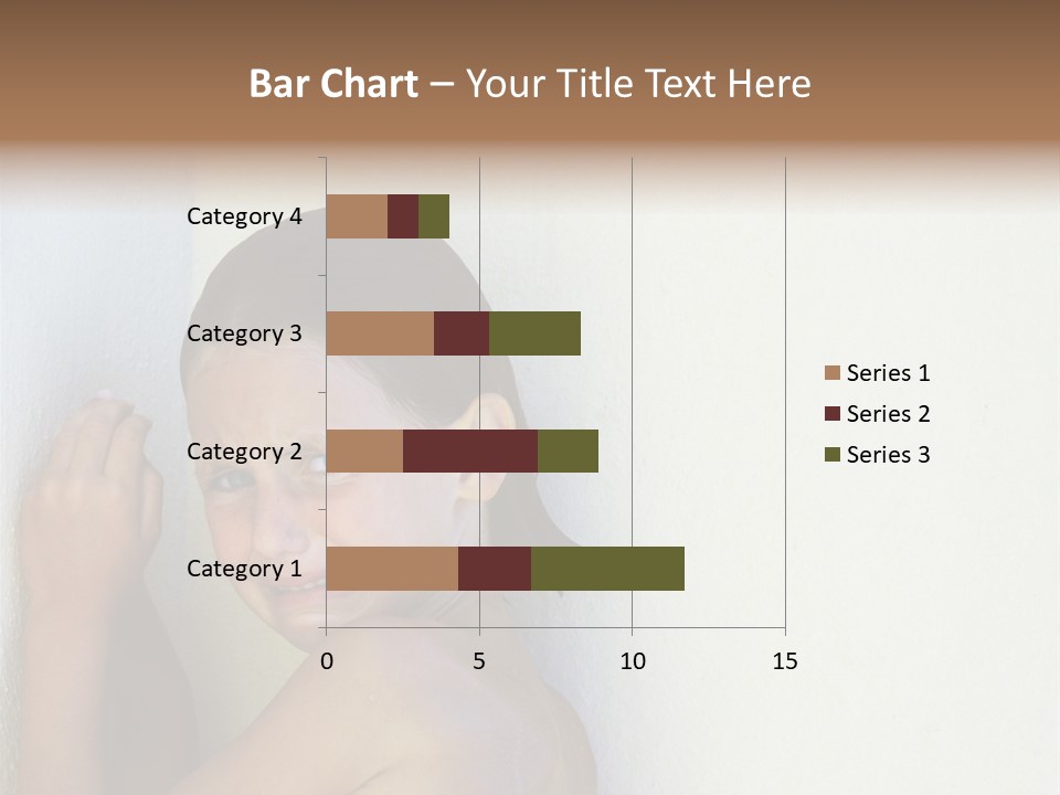 A Caucasian Girl Crying And Upset With Hands Against A Wall PowerPoint Template