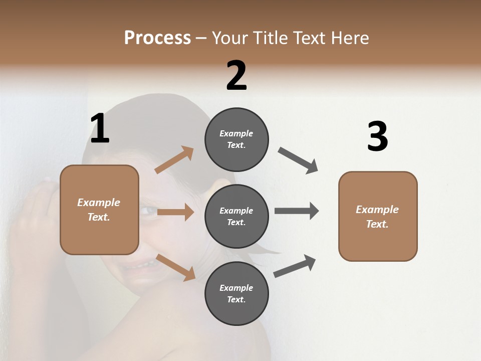 A Caucasian Girl Crying And Upset With Hands Against A Wall PowerPoint Template