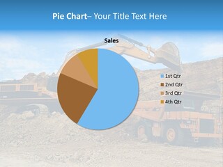 Backhoe Loader Loading Dumper PowerPoint Template