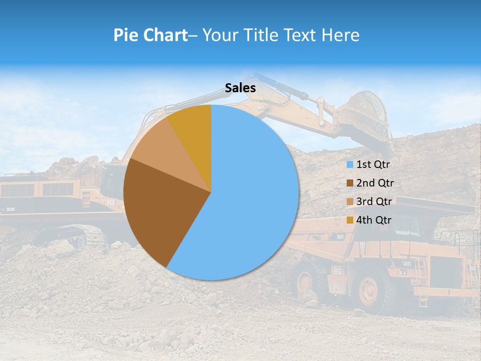 Backhoe Loader Loading Dumper PowerPoint Template