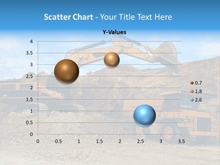 Backhoe Loader Loading Dumper PowerPoint Template