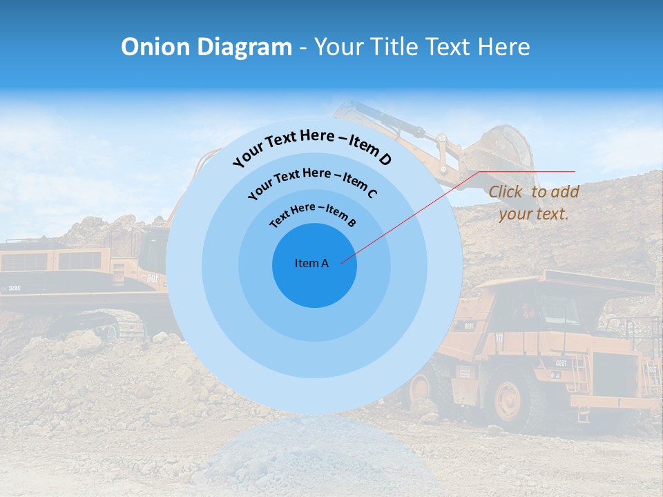 Backhoe Loader Loading Dumper PowerPoint Template