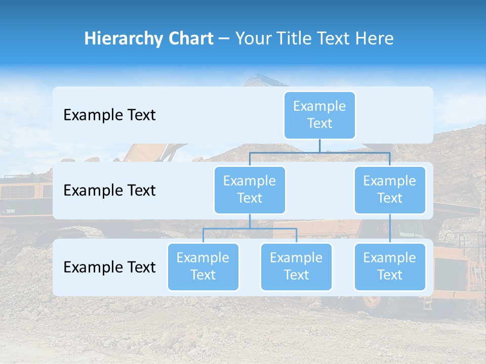 Backhoe Loader Loading Dumper PowerPoint Template