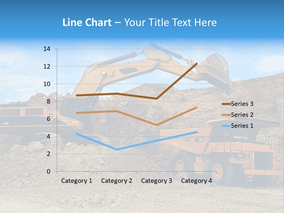 Backhoe Loader Loading Dumper PowerPoint Template