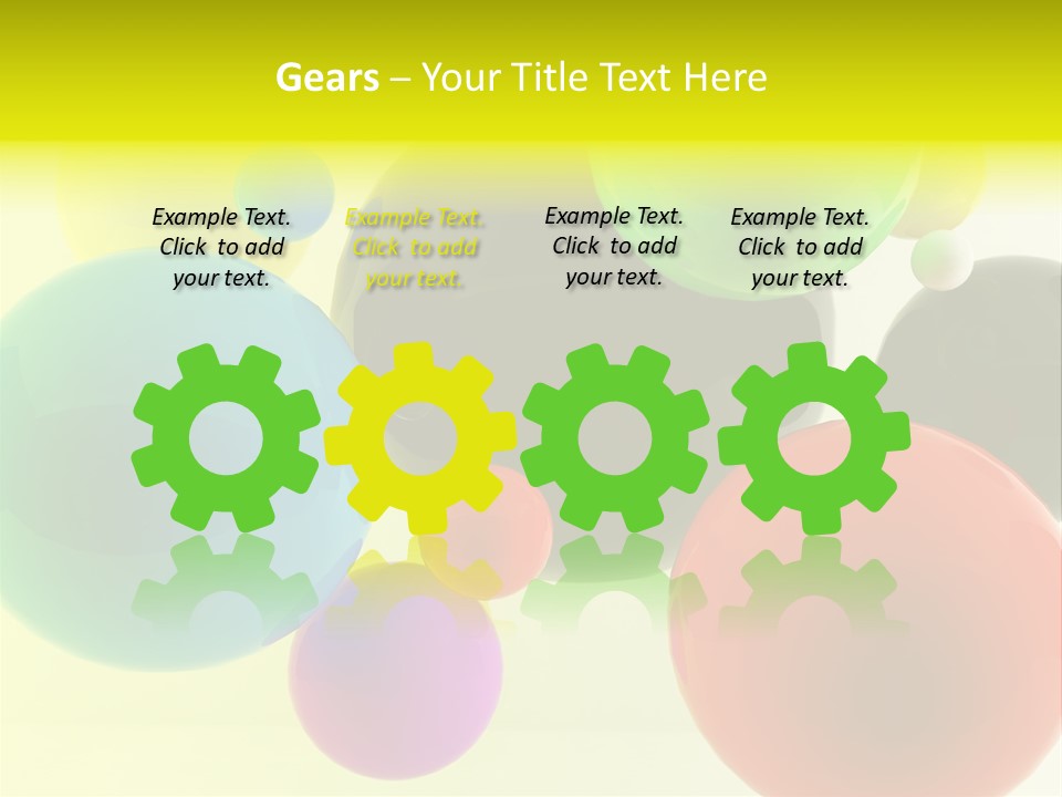 3D Balls PowerPoint Template