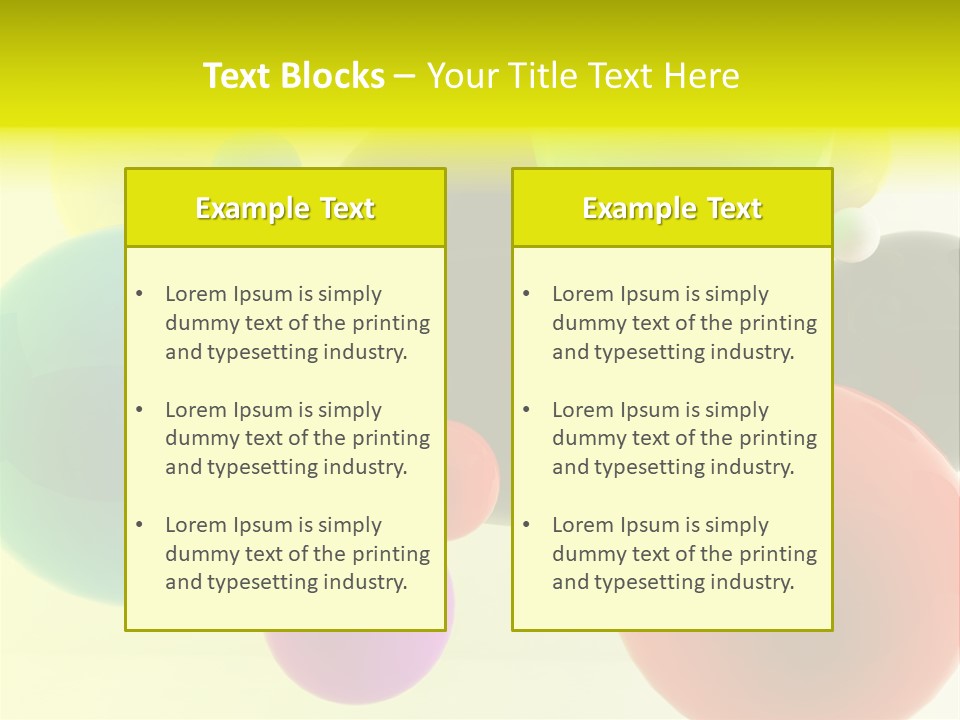 3D Balls PowerPoint Template